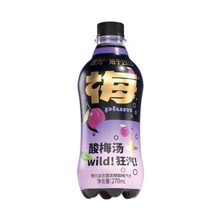 德元益生菌发酵酸梅汤汽水酸梅汽泡水饮料重庆特产中华老字号非遗