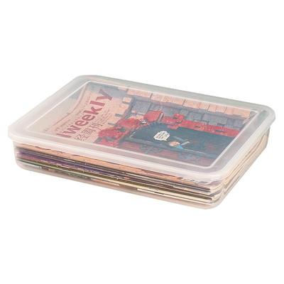 文件收纳盒A4透明档案盒