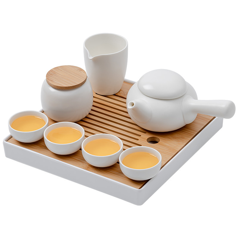 全季酒店同款茶具日式陶瓷茶壶茶盘家用小功夫套装户外便携旅行包