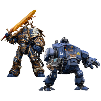 JOYTOY暗源战锤极限战士基因原体罗保特基里曼无畏机甲可动手办