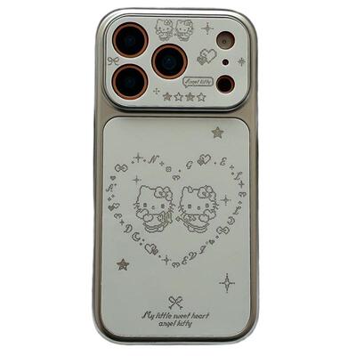 可爱闪粉kt猫咪适用苹果手机壳