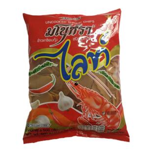 泰国新宋卡马努拉虾片500g 虾饼鲜虾片油炸龙虾片 木薯片 包邮