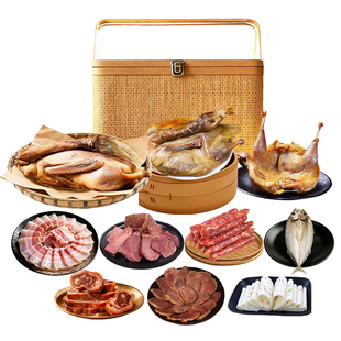 腊味礼盒新春年货送礼品年夜饭腊肉香肠风干鸡鸭鹅咸肉团购大礼包