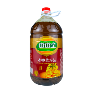 5L道道全本香菜籽油非转基因物理压榨一级油菜籽植物家庭装食用油