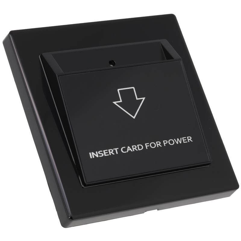 英文版外贸酒店插卡取电开关86型取电器Insert card power switch