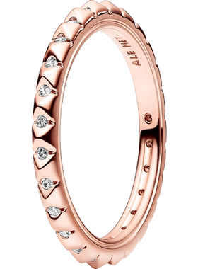 潘多拉创意百搭女款ME锥形钉戒指