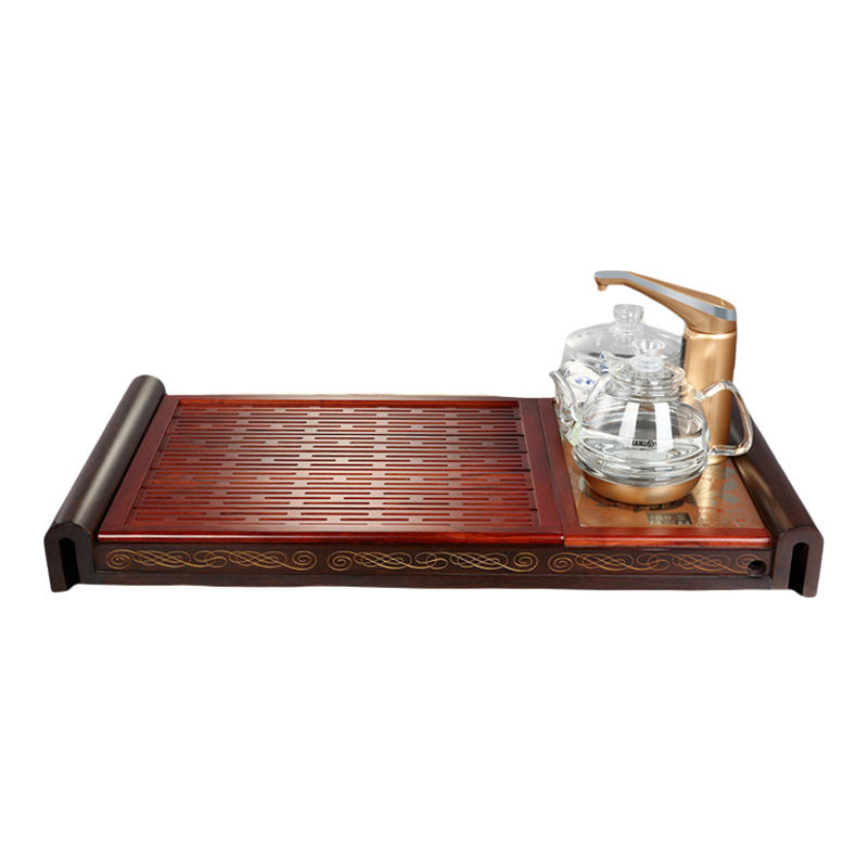 金灶实木茶盘家用茶台茶具套装