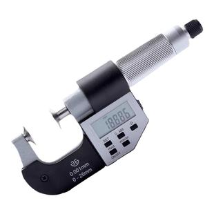 青量数显公法线外径千分尺高精度0.001固定座配件电子测厚仪电池