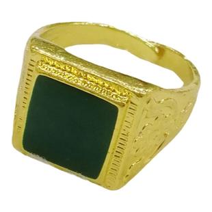 仿宝石滴油男款活口可调节大小红绿黑蓝金色戒指聚会表演小品演出