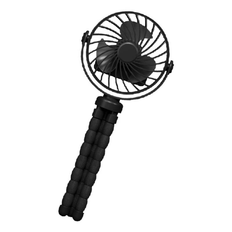 婴儿车风扇USB充电带灯光可摇头