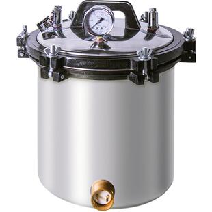 博迅手提式压力蒸汽灭菌器YXQ-SG46-280S实验室消毒锅灭菌消毒锅