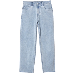 杰克琼斯凉感宽松阔型薄款牛仔裤