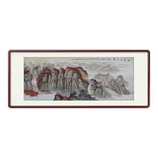 幽燕金秋图名家手绘山水画新中式客厅靠山办公室招财国画水墨挂画