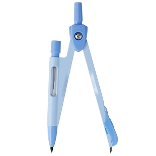 日本藤井RAYMAY学习老师共同研发锐尖黑针中小学生用安全护套轻量画圆儿童自动铅粗铅芯夹铅笔锌金属盒装圆规