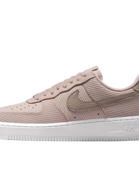 Nike耐克女鞋板鞋粉糯灯芯绒AF1空军一号运动鞋休闲鞋IM6533-602