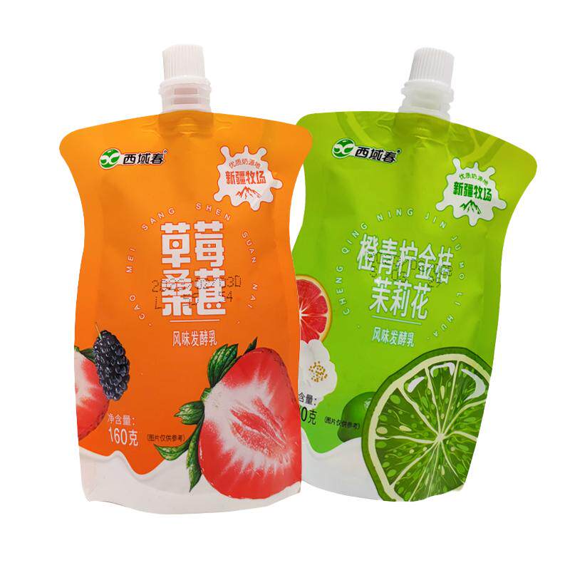 添加果酱草莓桑葚风味发酵乳