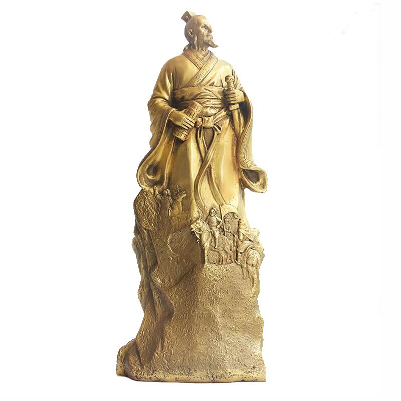 黄铜人物旺事业工艺品