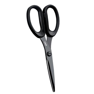 得力黑刃剪刀锋利不锈钢剪子