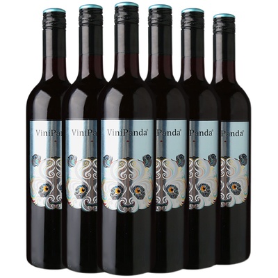 张裕熊猫赤霞珠半干红葡萄酒