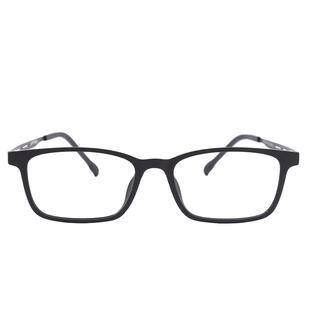 纯钛超轻近视眼镜男黑色方框散光防蓝光变色男款男士黑框小脸小框