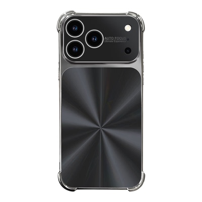 CD纹手机壳深空黑磨砂流感高级感