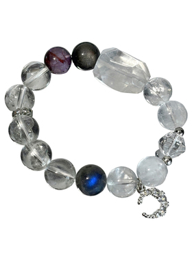 白水晶多宝清新小众手串