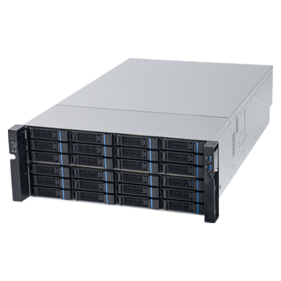 鑫威存储硬盘流媒体制作服务器磁盘阵列4K多人剪辑共享NAS 4万兆光纤36盘热插拔硬盘柜定制方案网络存储器