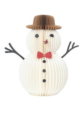 纸阖蜂窝雪人可折叠北欧收纳