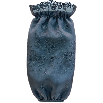 新款蕾丝袖套绣花长款套袖女冬季