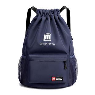 定制旅游双肩包女25新款大容量旅行运动包束口袋抽绳包牛津布防水