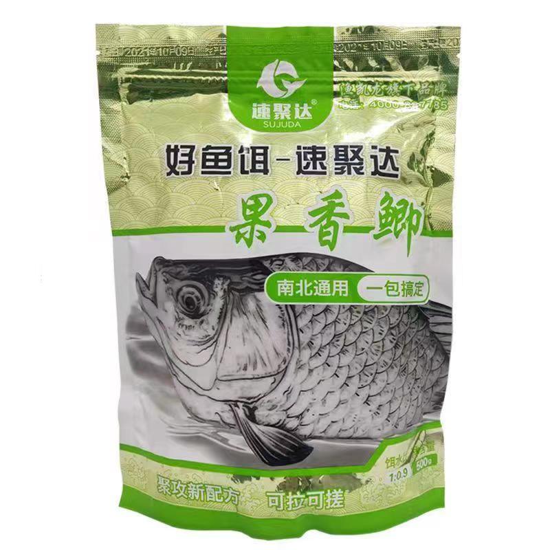 夏季果香鲫拉饵500克果酸钓饵鱼饵野钓黑坑饵料鱼食鲫鱼鲤鱼草鱼