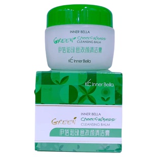 上海伊蓓诺化妆品正品绿意欢颜清洁霜 绿茶清洁新款 深层清洁毛孔