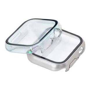 适用Apple WatchS11/S10保护壳钢化膜一体式iWatchS9/8保护套苹果手表ultra/7/6/5/4代全包壳超薄40/44/41/45