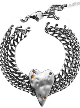 GUUKA时尚简约爱心手链