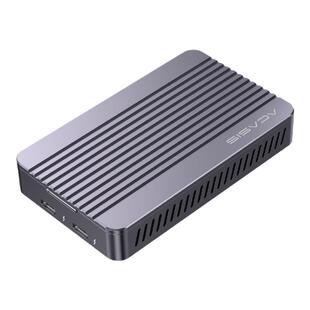 阿卡西斯40Gbps硬盘盒兼容雷电4/3/USB4固态m2移动7440外接盒405