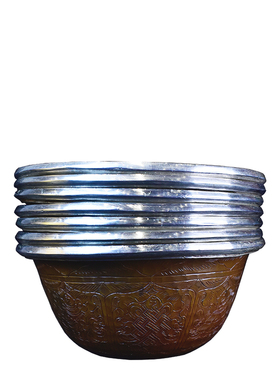 纯铜尼泊尔手工供佛摆件进口