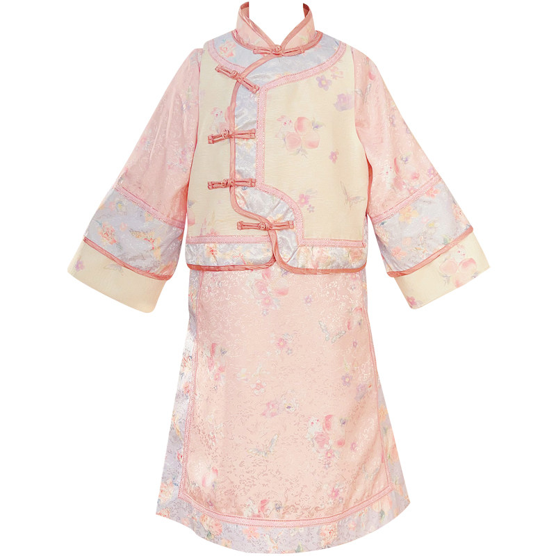 女童格格服2026新款春秋款清朝汉服套装小女孩儿童中国风古装秋季