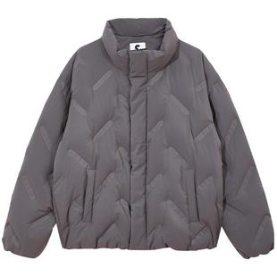 【蓄热内里】杰克琼斯短款云朵泡芙羽绒服男冬压胶面包外套男装