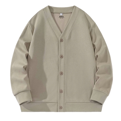 班尼路针织外套男V领卫衣夹克秋