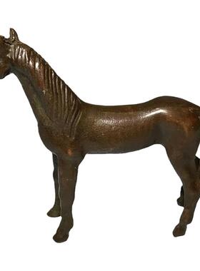 古典中式仿古铜器汗血宝马千里马生肖马家居风水摆设桌面装饰摆件