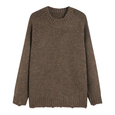 百搭破坏做就羊毛衫毛衣