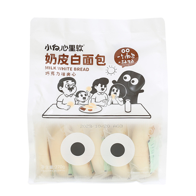 小白心里软雪绒面包夹心面包