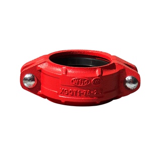 消防管道卡箍 沟槽钢卡 DN100水管抱箍 消防管道配件沟槽三通弯头