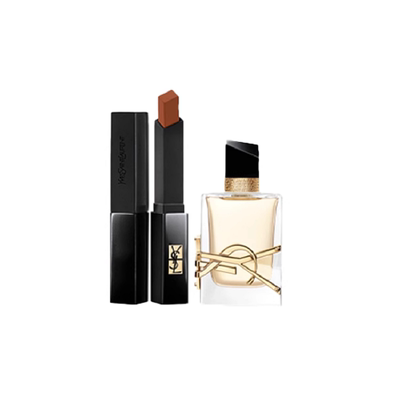 YSL/圣罗兰 小黑条口红314+Libre自由之水 女士浓香水 EDP 50ml