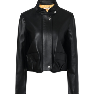 【夹克皮衣外套】玛丝菲尔皮衣春季新款羊皮革皮衣外套