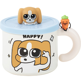 言仓暹罗厘普联名马克保温杯可爱水杯保冷316女情侣生日礼物