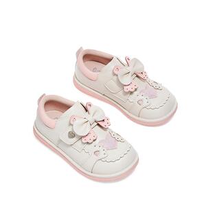 泰兰尼斯meta女童皮鞋春秋款皮鞋儿童洛丽塔公主鞋子蝴蝶结演出鞋