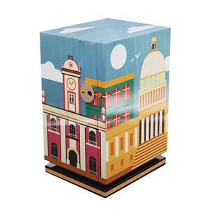 海明威雪茄保湿盒雪松木醇化醒茄实木钢琴漆礼盒收纳柜子养护收干