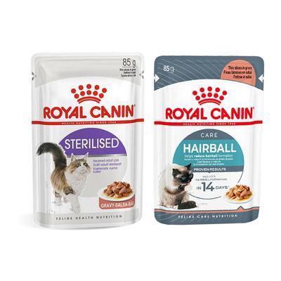 皇家成年期绝育呵护去毛球猫湿粮