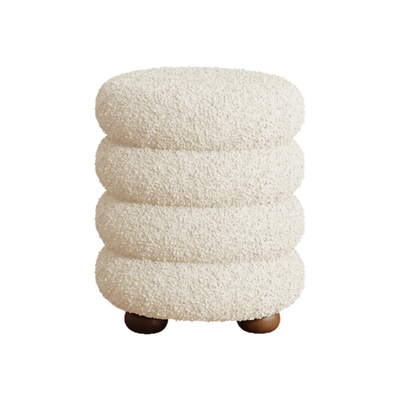 【设计师款】奶油风化妆圆凳